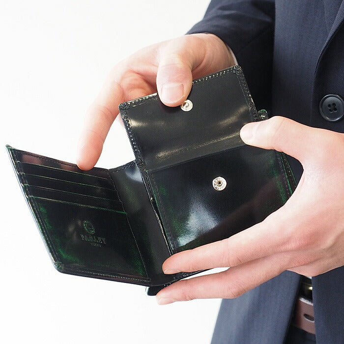 Leather Workshop PARLEY “Parley Classic” Bifold Wallet Premium Georgia Green [PC-05PM-GRN]