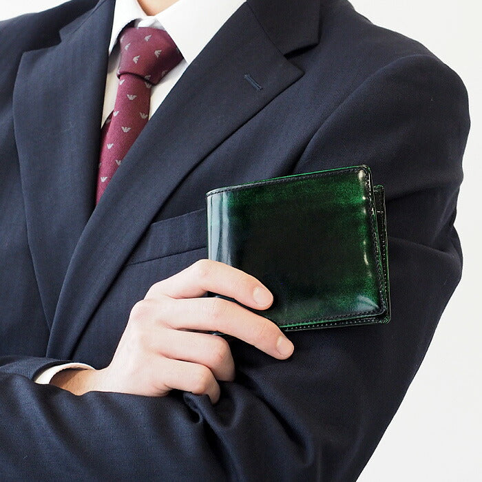 Leather Workshop PARLEY “Parley Classic” Bifold Wallet Premium Georgia Green [PC-05PM-GRN]