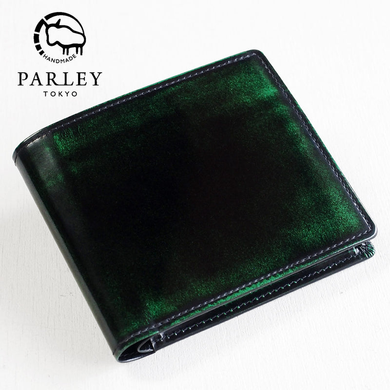 Leather Workshop PARLEY “Parley Classic” Bifold Wallet Premium Georgia Green [PC-05PM-GRN]