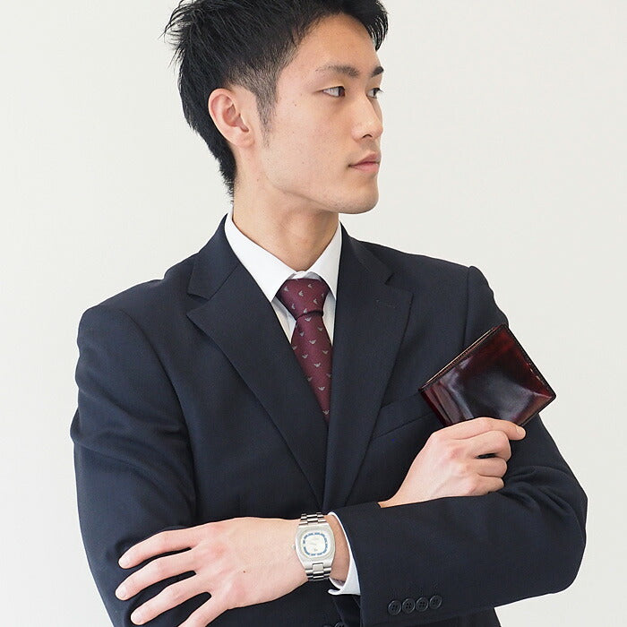 Leather Workshop PARLEY “Parley Classic” Bifold Wallet Premium Raspberry Red [PC-05PM-RED]