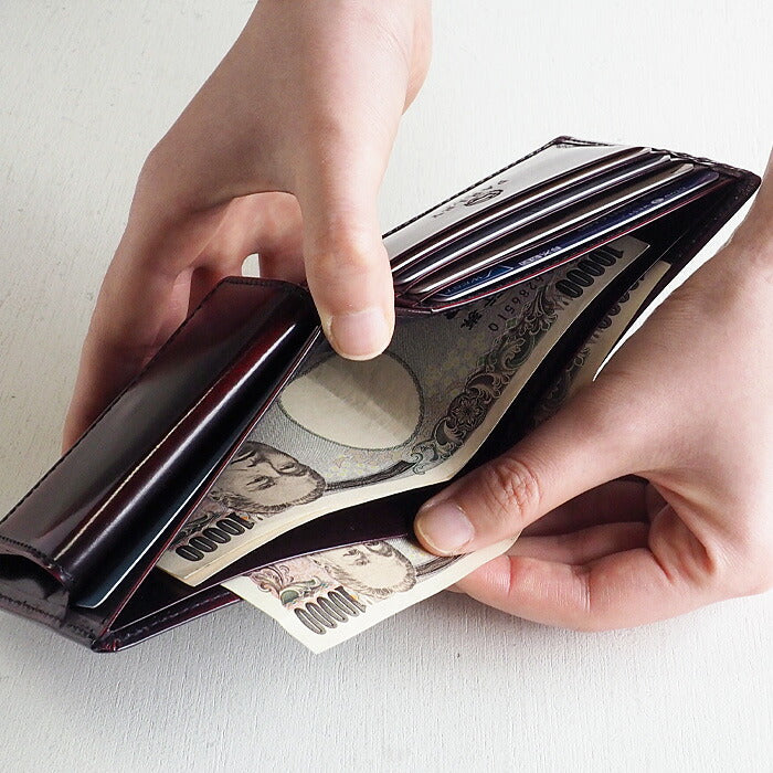 Leather Workshop PARLEY “Parley Classic” Bifold Wallet Premium Raspberry Red [PC-05PM-RED]