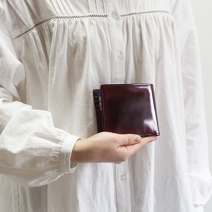 Leather Workshop PARLEY “Parley Classic” Bifold Wallet Premium Raspberry Red [PC-05PM-RED]