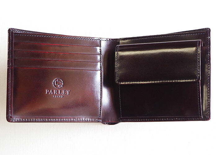 Leather Workshop PARLEY “Parley Classic” Bifold Wallet Premium Raspberry Red [PC-05PM-RED]