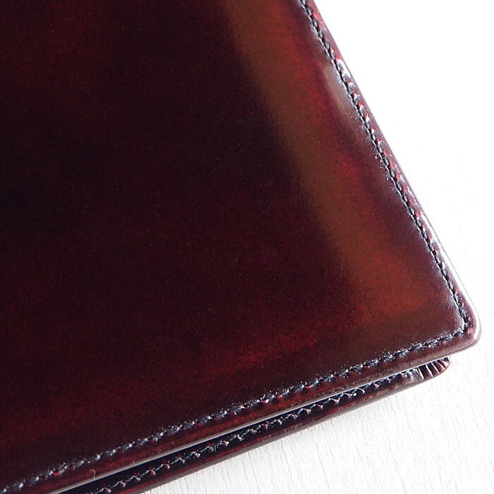 Leather Workshop PARLEY “Parley Classic” Bifold Wallet Premium Raspberry Red [PC-05PM-RED]