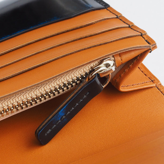 Leather Workshop PARLEY "Parley Classic" Wallet Long Wallet (with coin purse) Royal Blue [PC-07-BLU] 