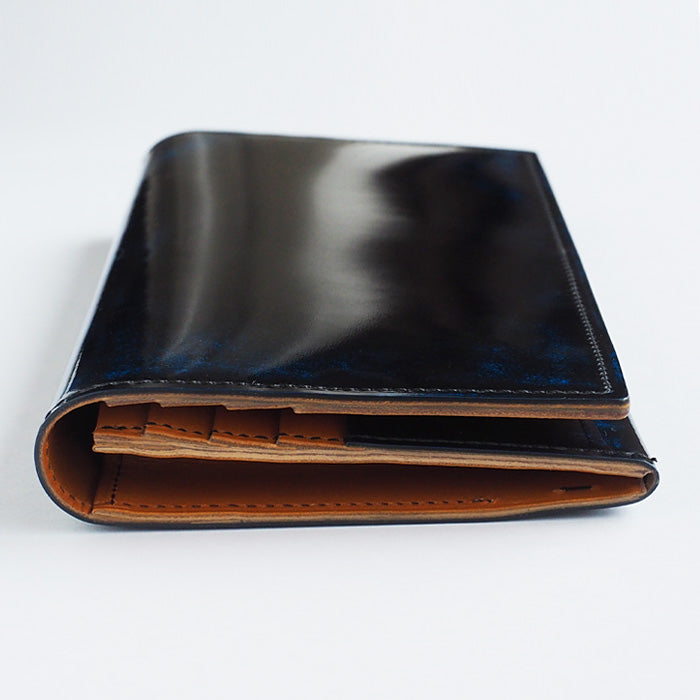 Leather Workshop PARLEY“Parley Classic”錢包長款錢包（帶零錢包）寶藍色 [PC-07-BLU] 