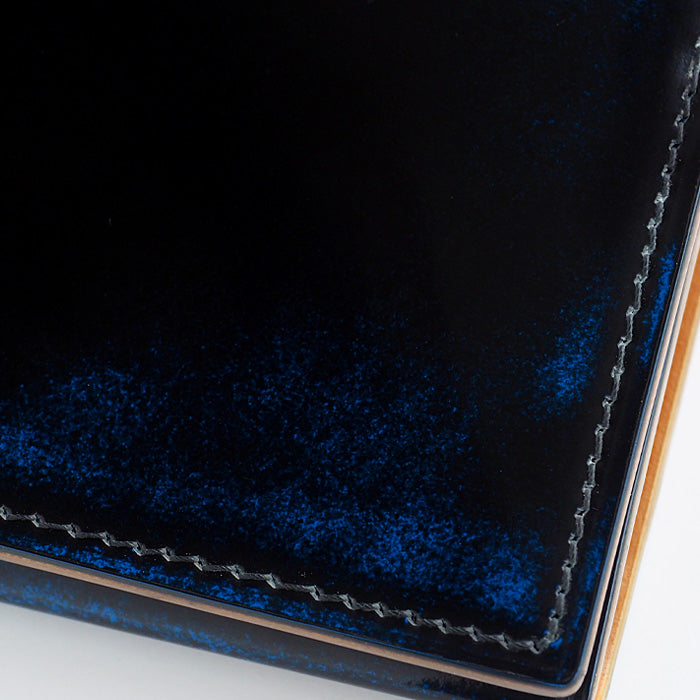 Leather Workshop PARLEY“Parley Classic”錢包長款錢包（帶零錢包）寶藍色 [PC-07-BLU] 
