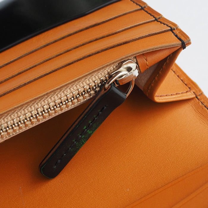 Leather workshop PARLEY "Parley Classic" wallet long wallet (with coin purse) Georgia green [PC-07-GRE] 