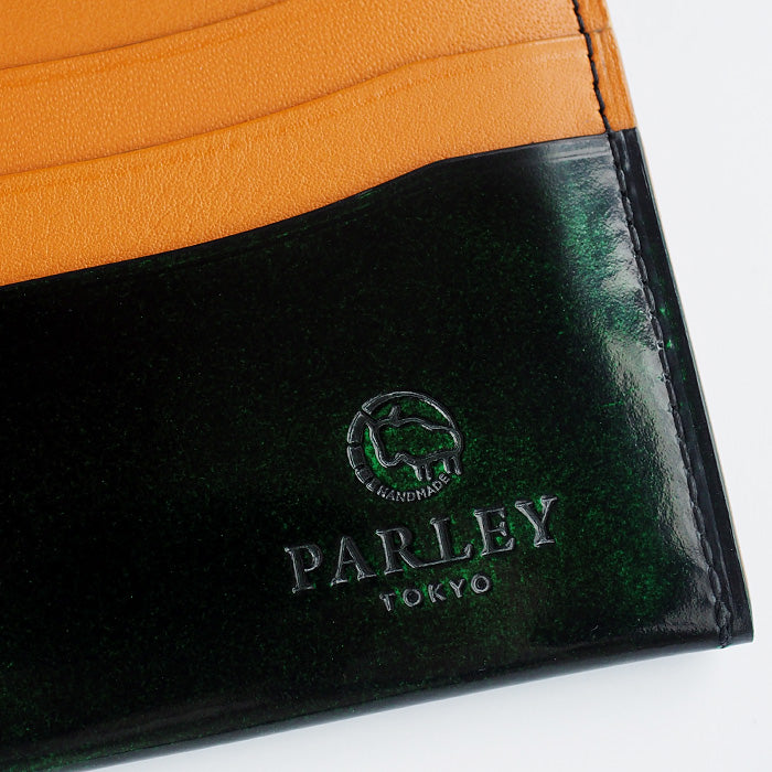 Leather workshop PARLEY "Parley Classic" wallet long wallet (with coin purse) Georgia green [PC-07-GRE] 