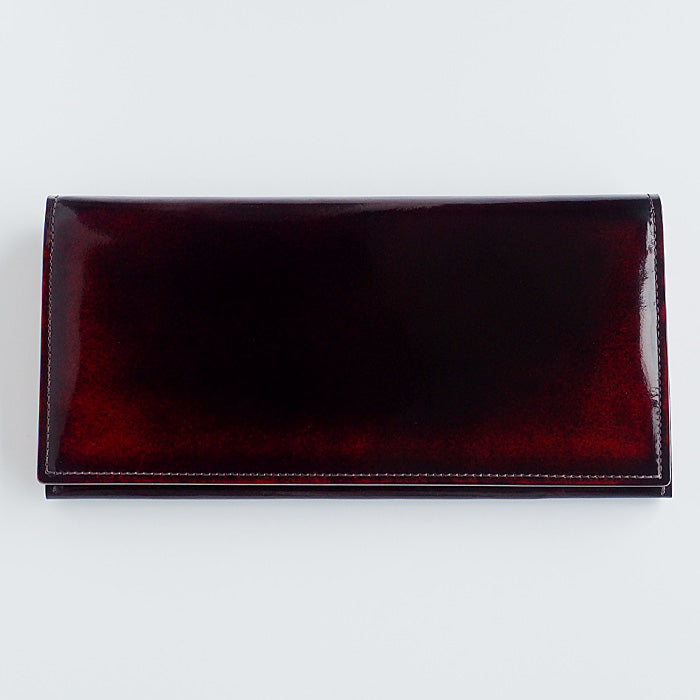 Leather workshop PARLEY "Parley Classic" wallet long wallet (with coin purse) raspberry red [PC-07-RED] 