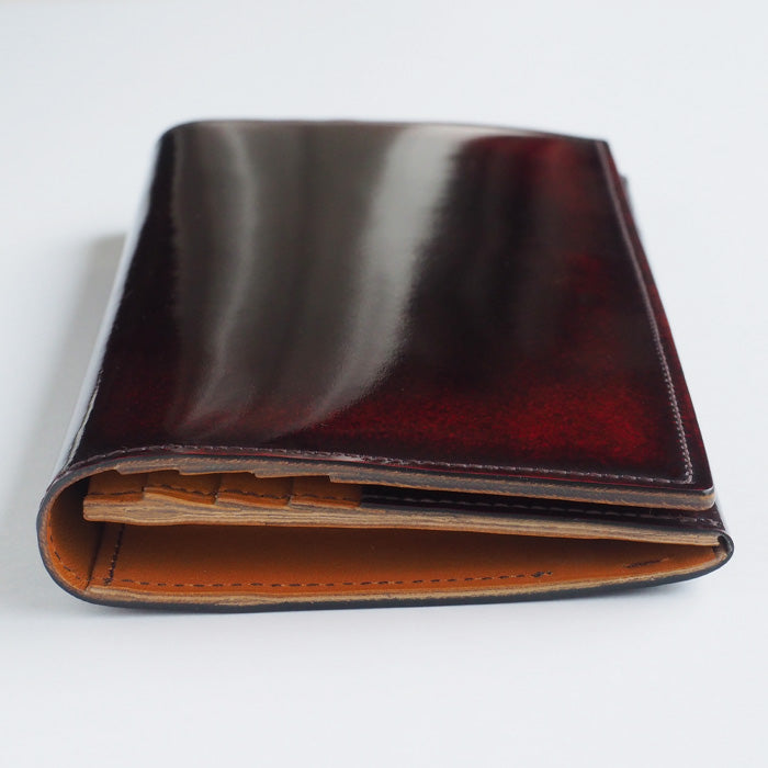 Leather workshop PARLEY "Parley Classic" wallet long wallet (with coin purse) raspberry red [PC-07-RED] 
