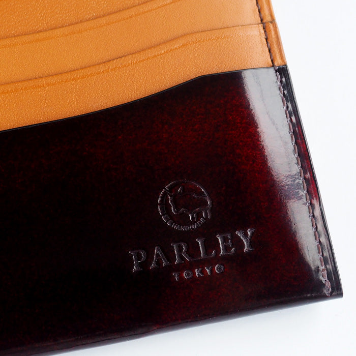 Leather workshop PARLEY "Parley Classic" wallet long wallet (with coin purse) raspberry red [PC-07-RED] 