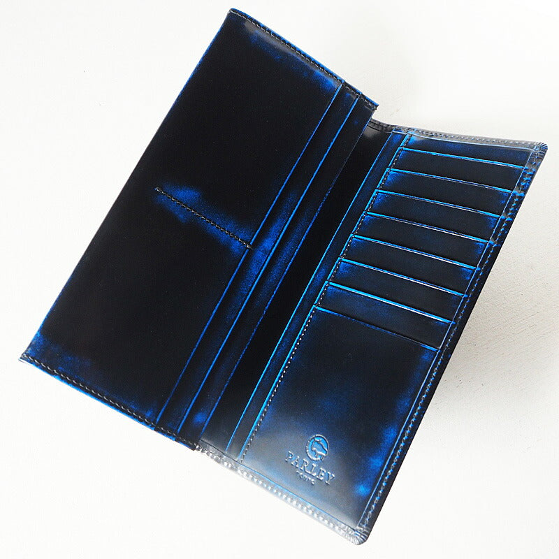 Leather Workshop PARLEY "Parley Classic" Wallet Long Wallet Premium (no coin purse) Royal Blue [PC-07PM-BLUE] 