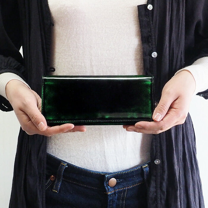 Leather Workshop PARLEY "Parley Classic" Wallet Long Wallet Premium (no coin purse) Georgia Green [PC-07PM-GRN] 