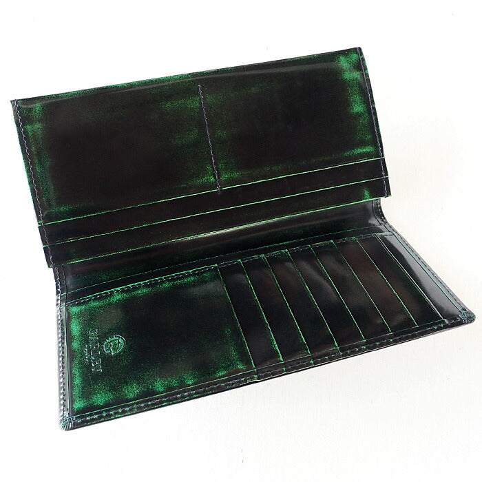 Leather Workshop PARLEY "Parley Classic" Wallet Long Wallet Premium (no coin purse) Georgia Green [PC-07PM-GRN] 