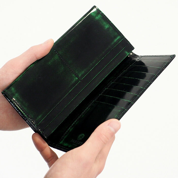 Leather Workshop PARLEY "Parley Classic" Wallet Long Wallet Premium (no coin purse) Georgia Green [PC-07PM-GRN] 
