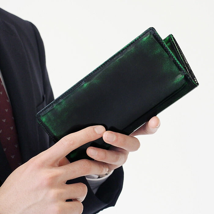 Leather Workshop PARLEY "Parley Classic" Wallet Long Wallet Premium (no coin purse) Georgia Green [PC-07PM-GRN] 