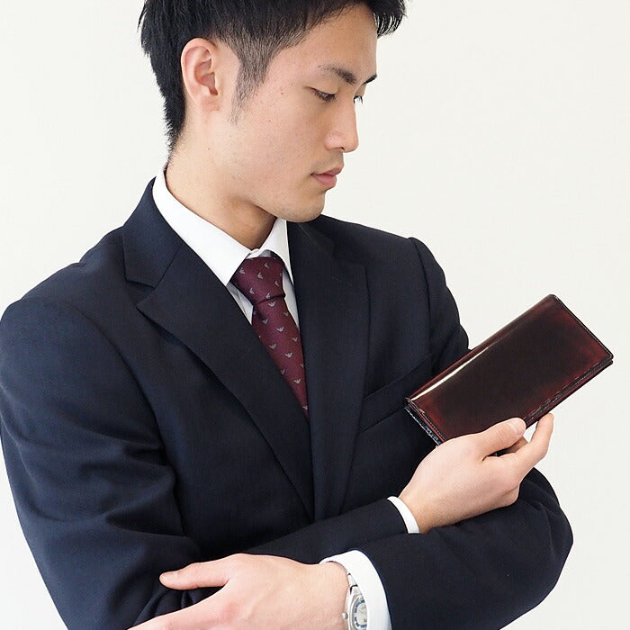 Leather Workshop PARLEY "Parley Classic" Wallet Long Wallet Premium (no coin purse) Raspberry Red [PC-07PM-RED] 