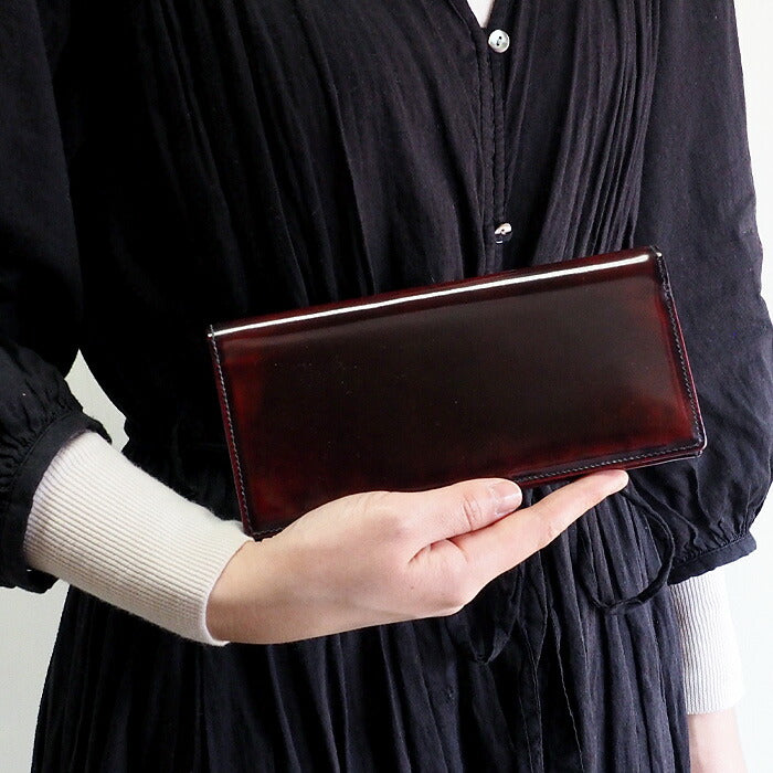 Leather Workshop PARLEY "Parley Classic" Wallet Long Wallet Premium (no coin purse) Raspberry Red [PC-07PM-RED] 