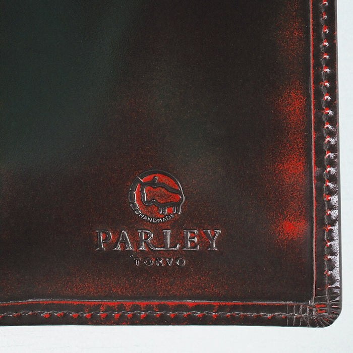 Leather Workshop PARLEY "Parley Classic" Wallet Long Wallet Premium (no coin purse) Raspberry Red [PC-07PM-RED] 
