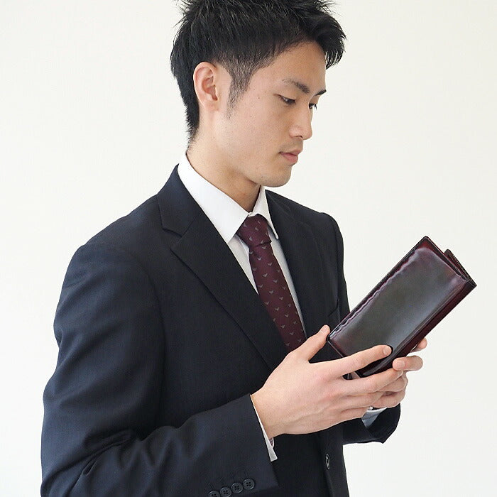 Leather Workshop PARLEY "Parley Classic" Wallet Long Wallet Premium (no coin purse) Raspberry Red [PC-07PM-RED] 