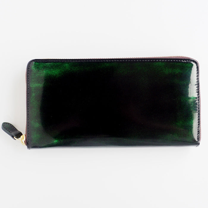 Leather Workshop PARLEY "Parley Classic" Wallet Long Wallet Round Zipper Georgia Green [PC-13-GRE] 