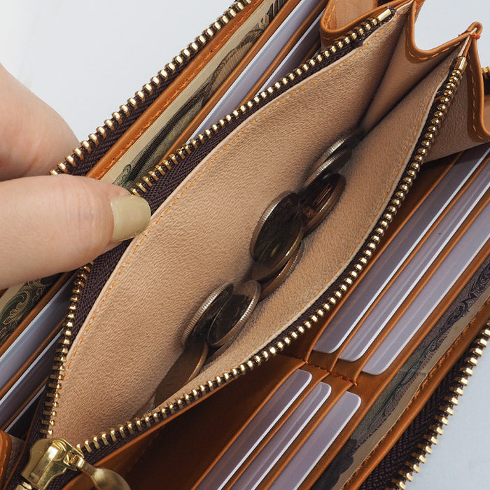 Leather Workshop PARLEY "Parley Classic" Wallet Long Wallet Round Zipper Georgia Green [PC-13-GRE] 