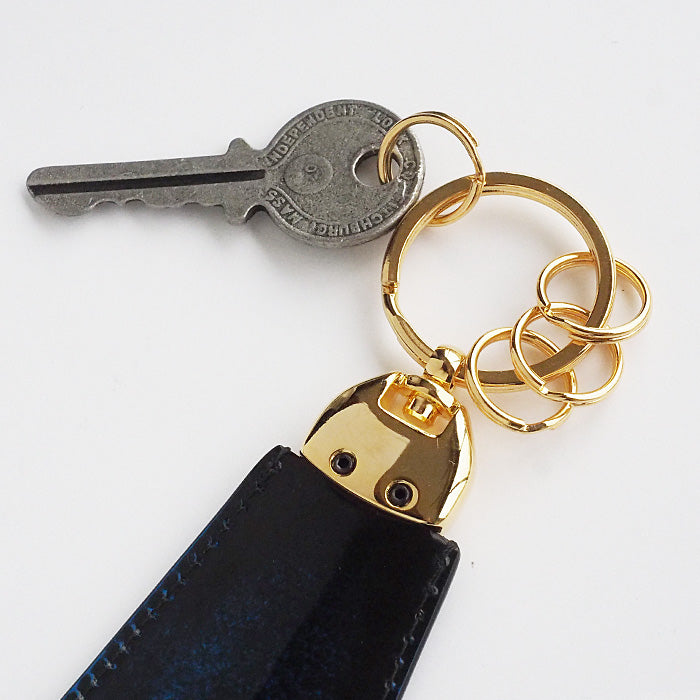 [3 colors] Leather Workshop PARLEY “Parley Classic” Shoehorn Keychain [PC-14] 