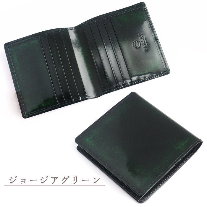 [3 colors] Leather workshop PARLEY “Parley Classic” bi-fold slim wallet [PC-27] 