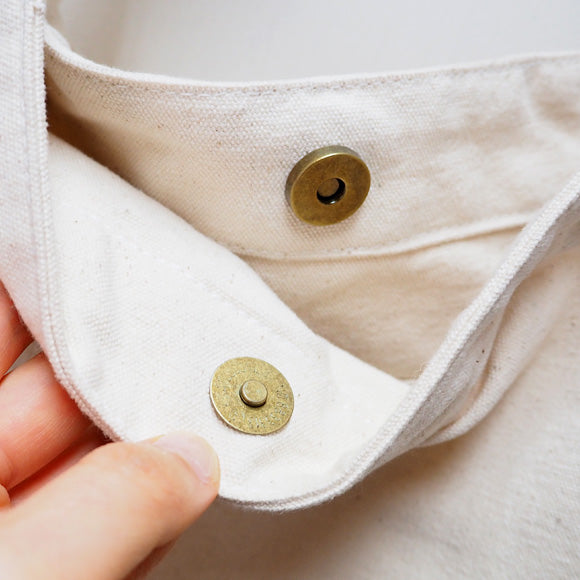 [2 colors] POUR LA PAIX Caprice shoulder bag cotton &amp; jute fabric [PL-17KU003] 