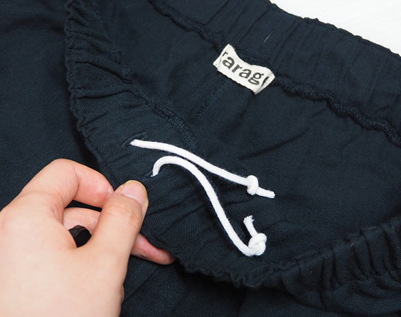 [All 28 colors] Gauze clothing studio garage (garage) double gauze pintuck pants men's [PT-10] 