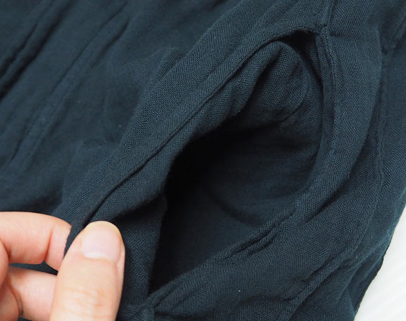 [All 28 colors] Gauze clothing studio garage (garage) double gauze pintuck pants men's [PT-10] 