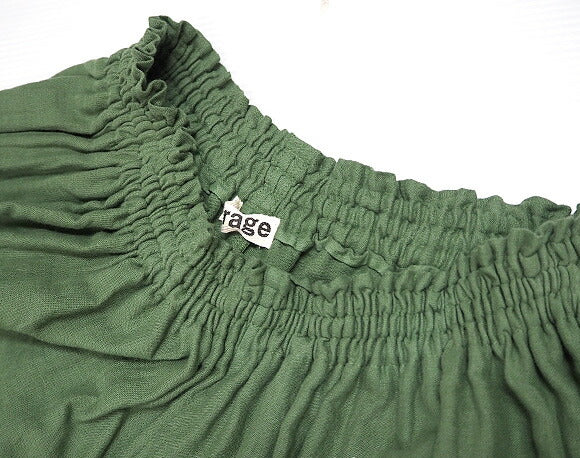 [All 28 colors] Gauze clothing studio garage (garage) double gauze gaucho pants ladies [PT-17] 