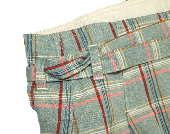 [70% OFF Sale] rolca on the notes Cotton Color Check Wrap Skirt [RO-8182] 