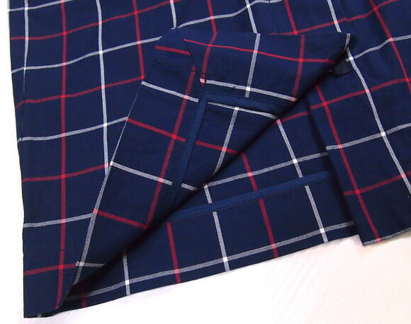 rolca on the notes Cotton stretch check tight skirt [RO-8263]