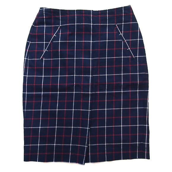 [70% OFF Sale] rolca on the notes Cotton Stretch Check Tight Skirt [RO-8263] 