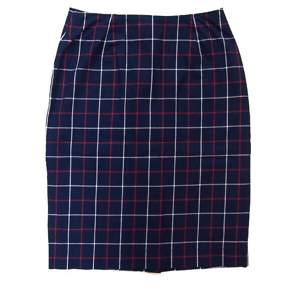 rolca on the notes Cotton stretch check tight skirt [RO-8263]