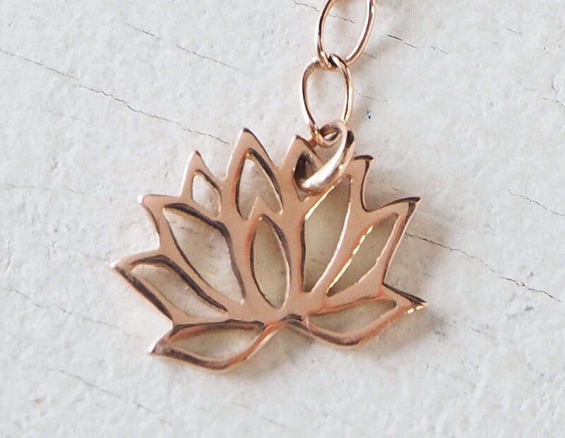 エス 和柄アクセサリー作家・三浦砂織 蓮ブレスレット 10金ピンクゴールド [S-Bh-10p]