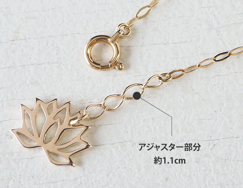 Japanese pattern accessory artist Saori Miura lotus bracelet 10k yellow gold [S-Bh-10y] 