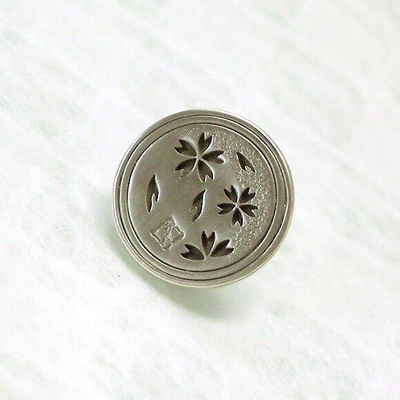 エス 霞桜(かすみさくら) シルバーコンチョ [S-CO-01]