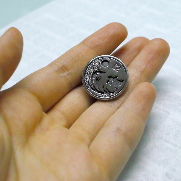 エス 月見兎（つきみうさぎ） シルバーコンチョ [S-CO-04]