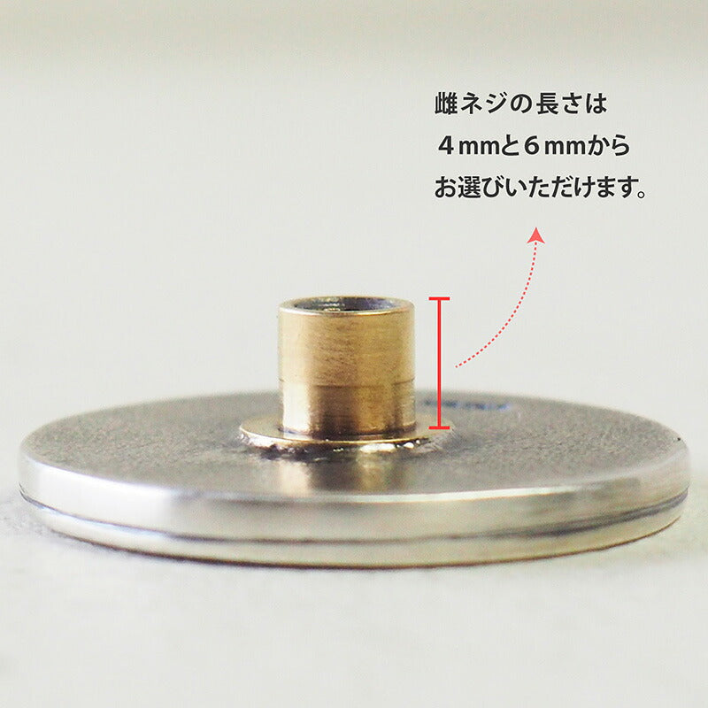 エス 桜×猫 透かし彫り シルバーコンチョ [S-CO-05]