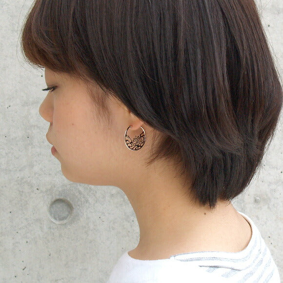 S Ryuren Earrings Pink Silver 2 pieces [S-PH-01-PK] 