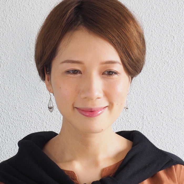 S lotus earrings silver 925 both ears set [S-PH-02] 