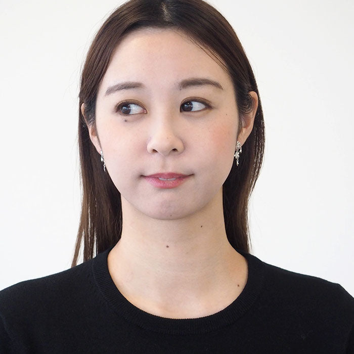 S Cherry Blossom Earrings Two Sakura Type Silver 2 Piece Set [S-PS-2] 