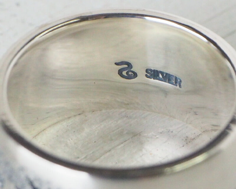 エス 和柄アクセサリー作家・三浦砂織 文鳥×紅葉 オーバーレイ シルバーリング [S-Rbm-01]