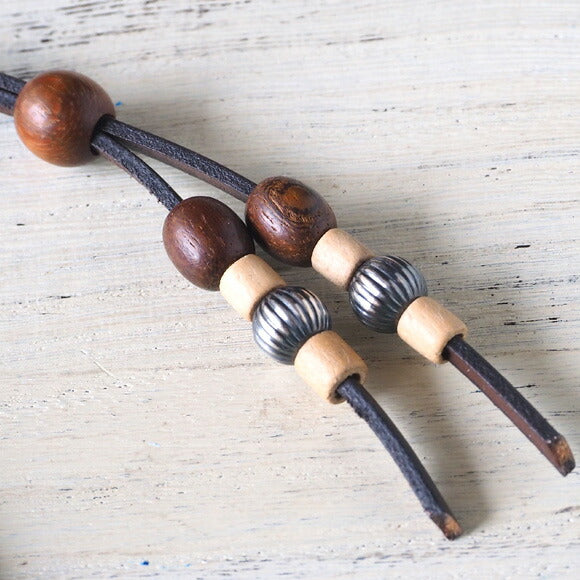 [Choose from 28 colors of leather] S cherry blossom x cat openwork necklace pendant top silver [ST-06] 