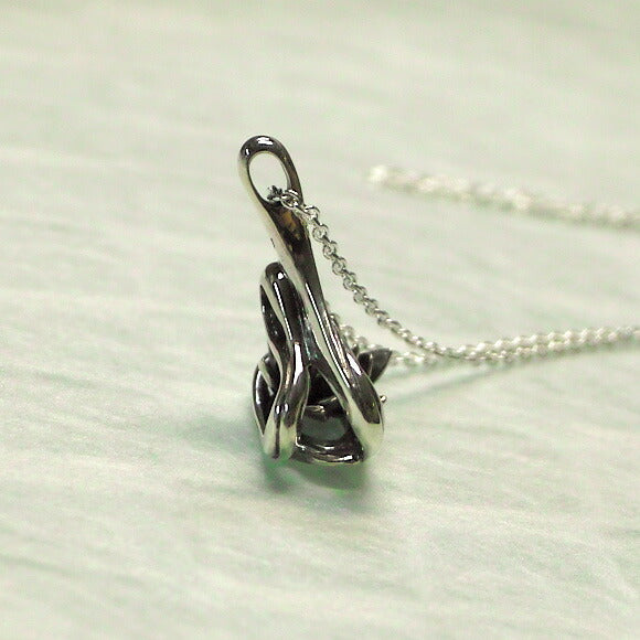 S Ryuren Necklace Silver Pearl [S-Th-02] 