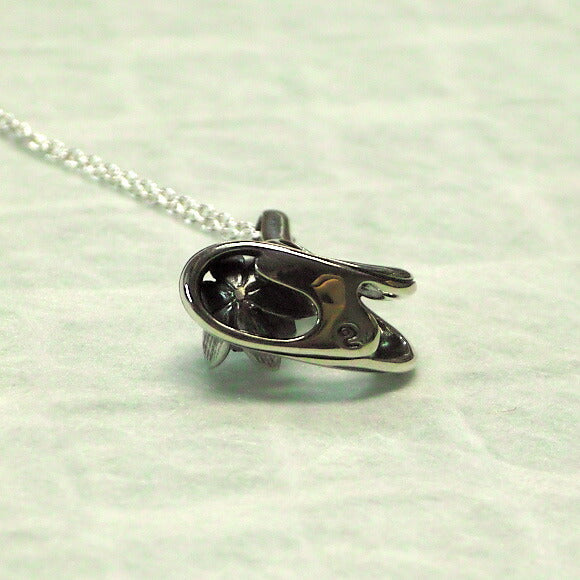 S Ryuren Necklace Silver Pearl [S-Th-02] 