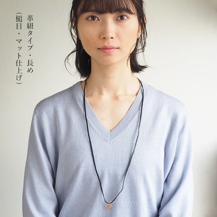 S Sakura Coin Necklace Reversible 10K Yellow Gold Pink Gold Ladies [S-Tsc-10] 